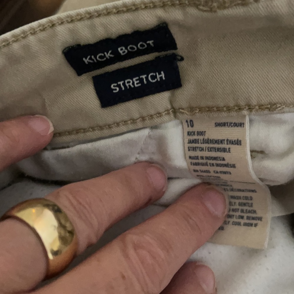 American eagle khakis boot cut sz 10 stretch - Picture 4 of 4